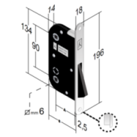B.ONE CROMO LUC.PORTE BAGNO S911 Q6/8