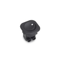 MINI INTERRUTTORE INCASSO NERO