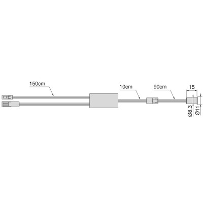 SENSORE INCASSO 12V/24V PROSSIMITA'