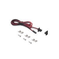 KIT CONNETTORE NERO + 4 CLIP