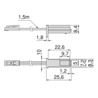 SENSORE TOUCH NERO C/4 CLIP