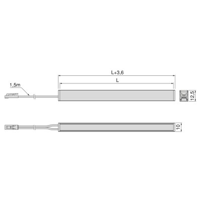 KIT LAMPADA ALL. S/TOUCH L2900 4000°K 24V