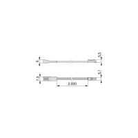 PROLUNGA L.2000MM MINILED(NEW)
