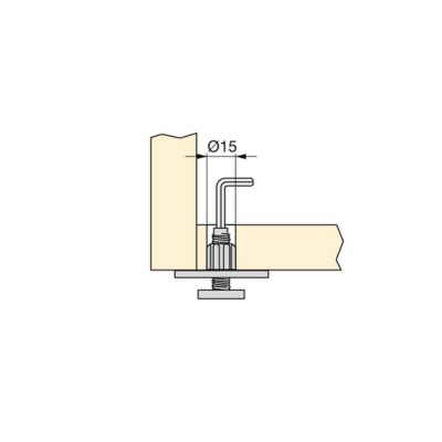 LIVELLATORE ZAMA P/BASE Ø51