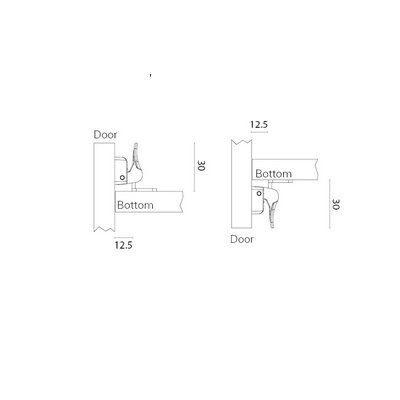 240.C CHIUSURA ANTE E CASSETT OTTONE CROMO