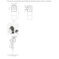 CHIUSURA A PULSANTE CUOIO MARRONE
