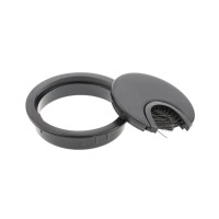 PASSACAVI ZAMA NERO OPACO SP13MM Ø80
