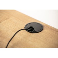 PASSACAVI ZAMA NERO OPACO SP13MM Ø80