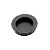 MANIGLIA INC.TONDA NERO OPACO Ø35