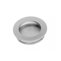 MANIGLIA INC.TONDA ALLUMINIO Ø35