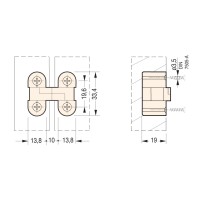 CERN.CEAM 2022 NYLON MARRONE 34X14MM