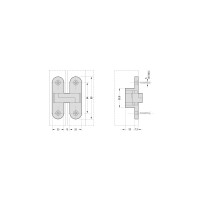 CERNIERA CEAM_2010 INOX 89X25