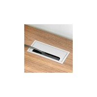 PASSACAVO QUADRUM ARGENTO 160X80MM