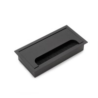 PASSACAVO QUADRUM NERO OPACO 160X80MM