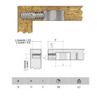 GIUNZIONE SOLIDIFIX Ø35 | Hammer SRL