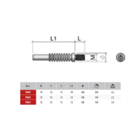 PERNO SOLIDIFIX M8X64 | Hammer SRL