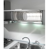 SCOLAPIATTI IN FILO INOX UNICO MOD.600MM
