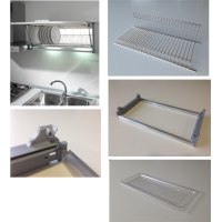 SCOLAPIATTI IN FILO INOX UNICO MOD.600MM
