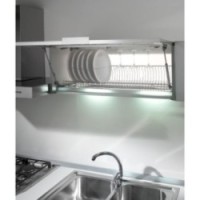 SCOLAPIATTI IN FILO INOX UNICO MOD.800MM