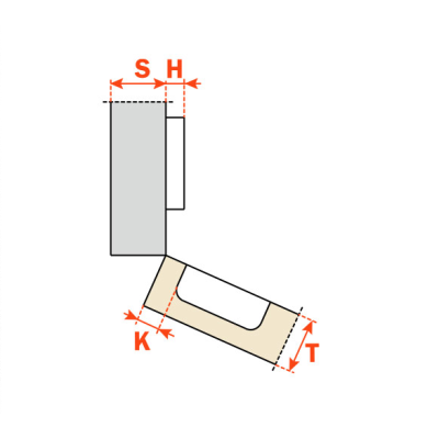CERN.SALICE Ø35 2AE ANG.+30° C2ABE99
