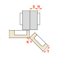 CERN.SALICE Ø35 2AMC ANG.+45° C2ABM99AC