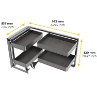 HARMONY CORNER SX GR.ANTRAC. 52X106.8X53.7CM