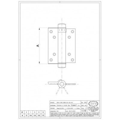 Cern.bommer Sing.az.nichel 2PZ 30/100MM Ibfm | Hammer Forniture