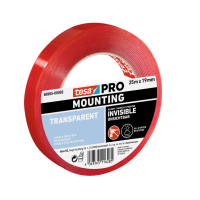 Biadesivo Trasp.rosso Tesa H19X25MT TESA SPA | Hammer Forniture