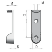 Reggitubo a Battuta Econichel 65X15 Permo | Hammer Forniture