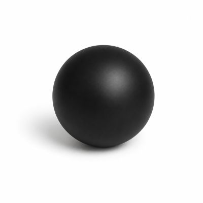 POMOLO SFERA OTT. NERO OPACO Ø25