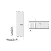 Giunto Interparete TAB Ø18-SP19 Permo | Hammer Forniture